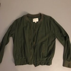 Lucky Brand linen bomber